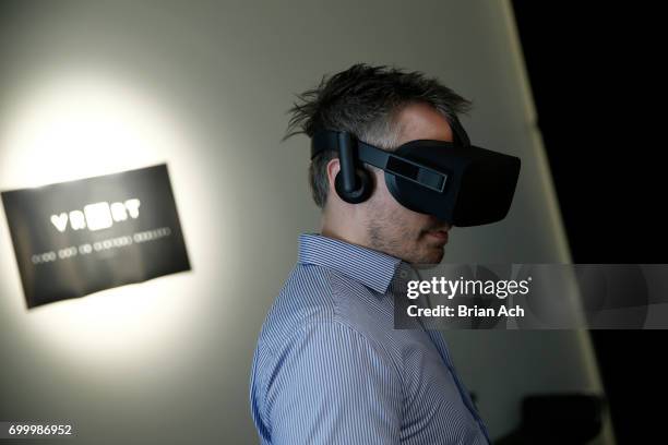 During day one of The Art of VR at Sotheby's on June 22, 2017 in New York City.