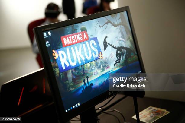 Rukus display during day one of The Art of VR at Sotheby's on June 22, 2017 in New York City.