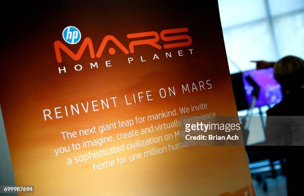 Mars Home Planet display during day one of The Art of VR at Sotheby's on June 22, 2017 in New York City.