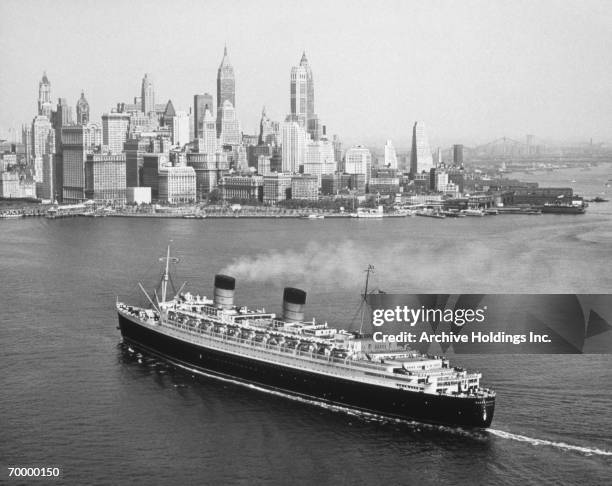 home port - skyline zwart wit stockfoto's en -beelden