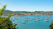 View of the bay of Hendaye, Pyrenees