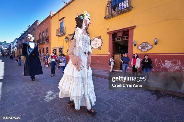 day of the dead, día de muertos in san miguel de allende, mexico - día de muertos stock pictures, royalty-free photos & images