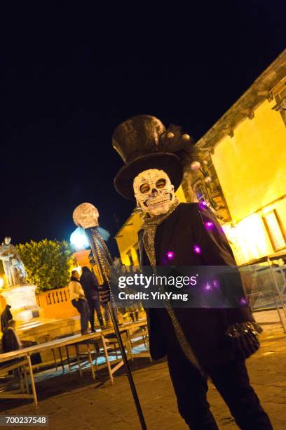 day of the dead, día de muertos in san miguel de allende, mexico - día de muertos stock pictures, royalty-free photos & images