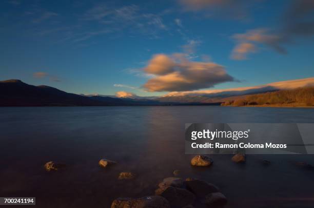 sunrise in the mountains - cadena de montañas stock pictures, royalty-free photos & images