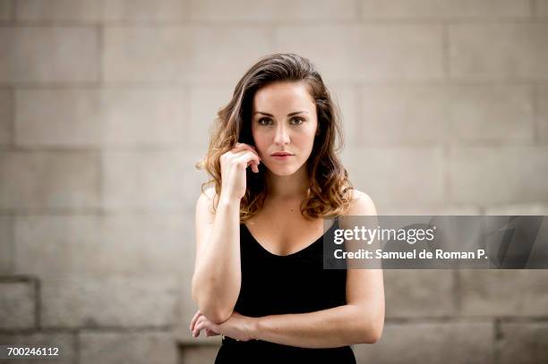 Claudia Molina Portrait Session on June 21, 2017 in Madrid, Spain.