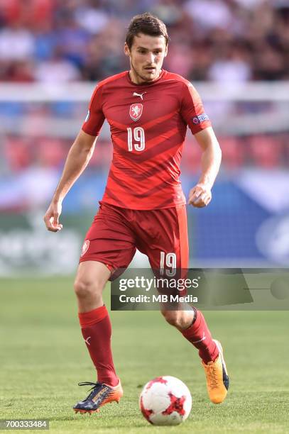 Milan Havel during the UEFA European Under-21 match between Czech Republic and Italy on June 21, 2017 in Tychy, Poland.