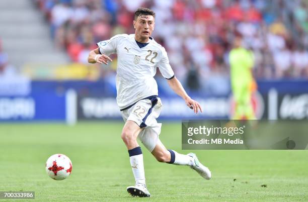 Alex Ferrari during the UEFA European Under-21 match between Czech Republic and Italy on June 21, 2017 in Tychy, Poland.