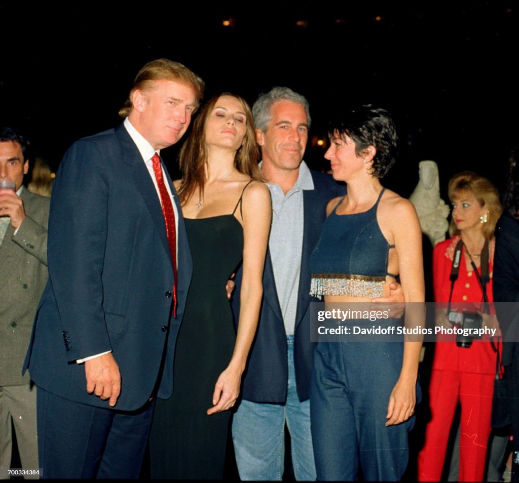 Trump, Knauss, Epstein, & Maxwell At Mar-A-Lago