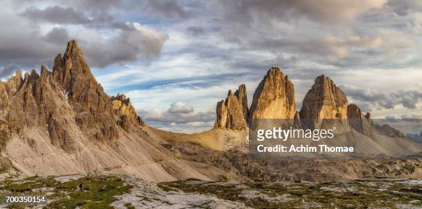dolomite alps, panorama, south tyrol, italy, europe - wolkengebilde stockfoto's en -beelden