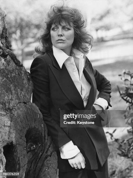 British actress Fiona Lewis in Rome, circa 1974.