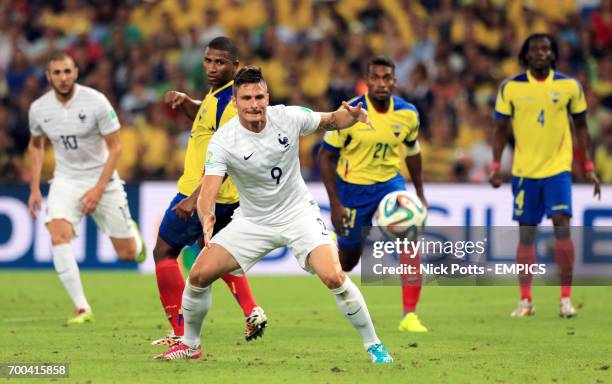 France's Olivier Giroud in action