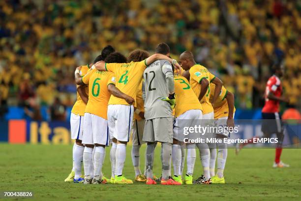 Brazil team mates