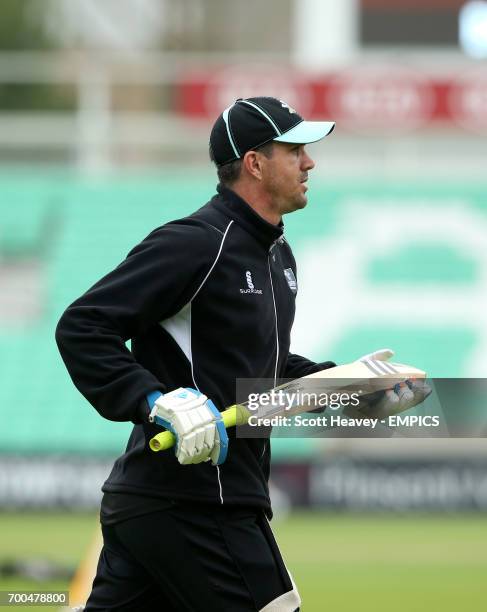 Kevin Pietersen during warm-up