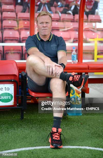 Southampton manager Ronald Koeman before the pre-season friendly match at The County Ground, Swindon