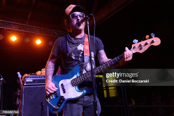 Brendan Kelly of Lawrence Arms performs at House of Vans Chicago on June 22, 2017 in Chicago, Illinois.