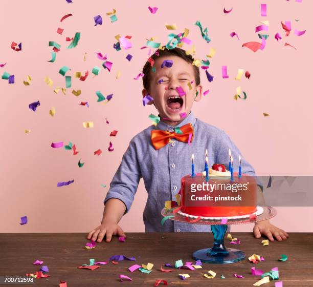 birthday party for cute child. - birthday stock pictures, royalty-free photos & images