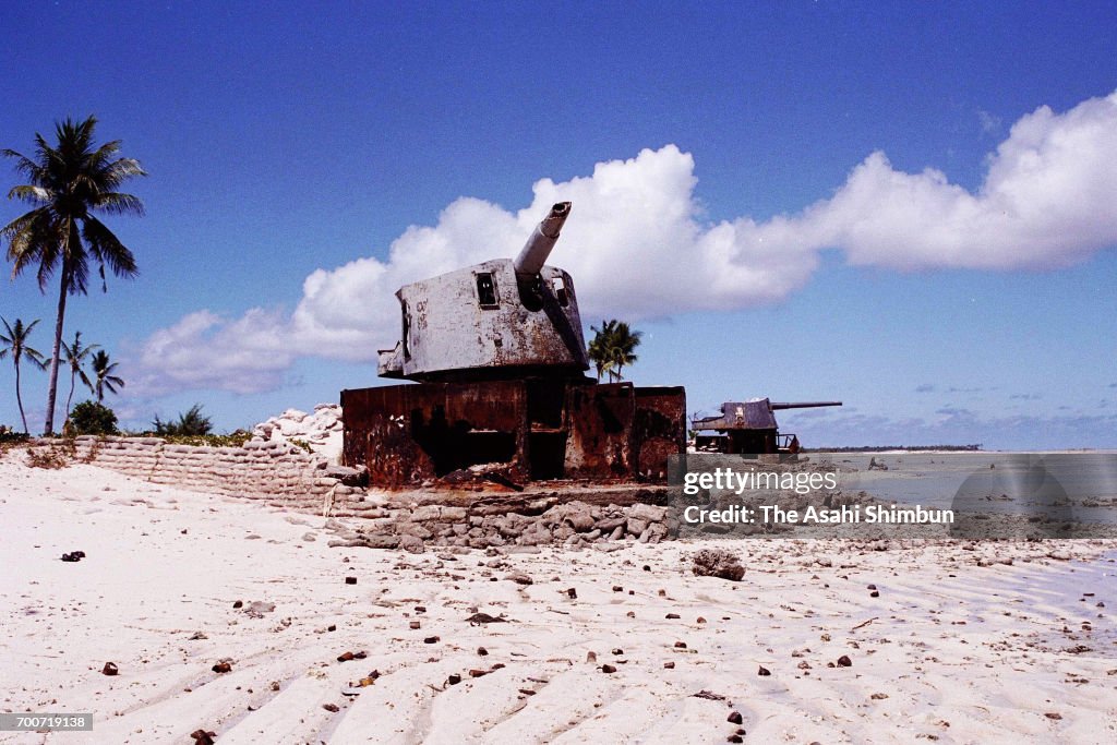 Debris Of Japanese Imperial Army Cannon Remains In Kribati
