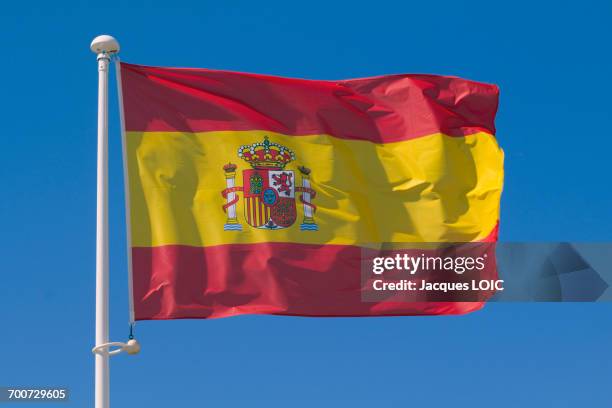 spanish flag - bandera españa fotografías e imágenes de stock