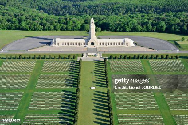 france, eastern france, lorraine, meuse, douaumont, douaumont ossuary, military cemetery of wwi - douaumont ossuary stock pictures, royalty-free photos & images