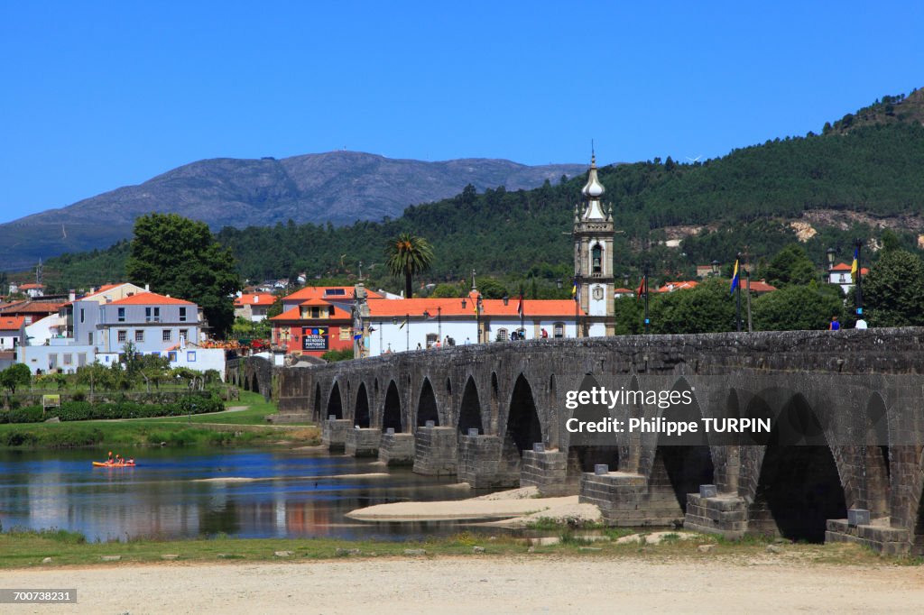 Portugal, Viano do Castelo district, Ponte do Lima. The oldest city of Portugal. Convent of San Antonio church, 15th century