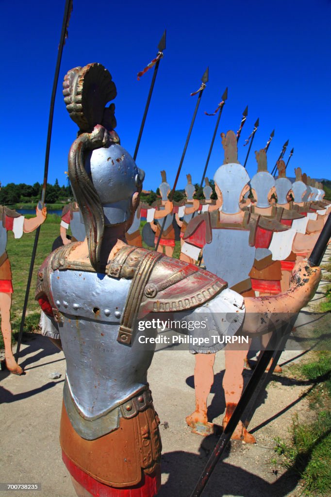 Portugal, Viano do Castelo district, Ponte do Lima. The oldest city of Portugal. Legionnaires.