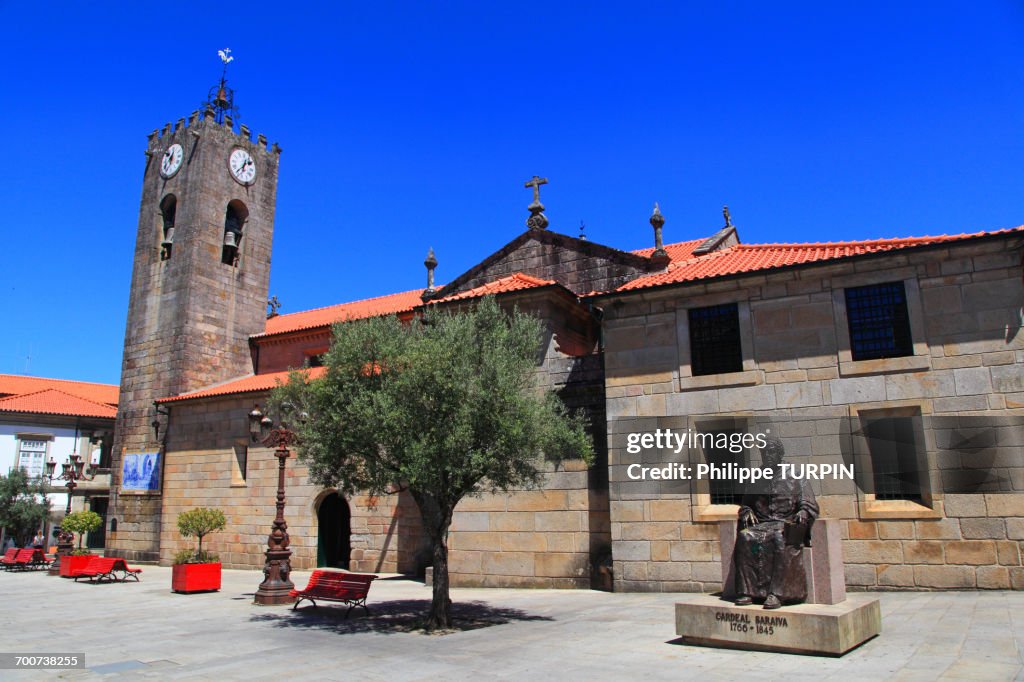 Portugal, Viano do Castelo district, Ponte do Lima. The oldest city of Portugal. Igreja Matriz