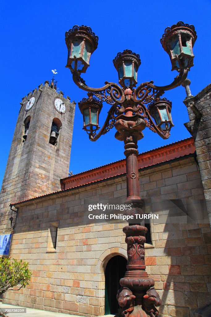 Portugal, Viano do Castelo district, Ponte do Lima. The oldest city of Portugal. Igreja Matriz