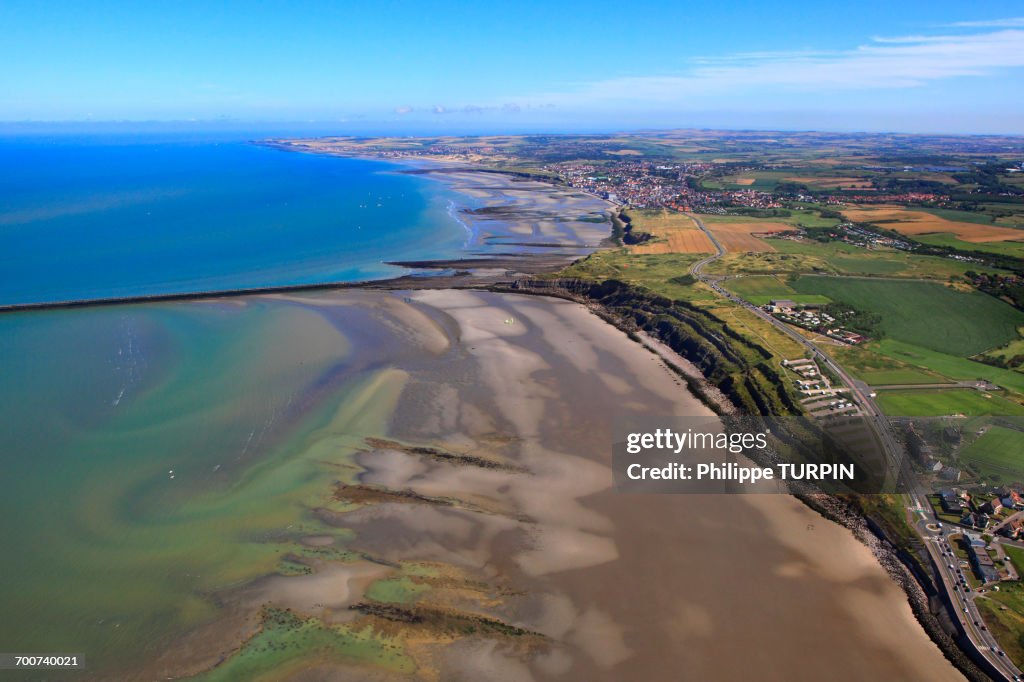 France, Northern France, Pas de Calais. Boulogne sur Mer; Pointe de la Creche.