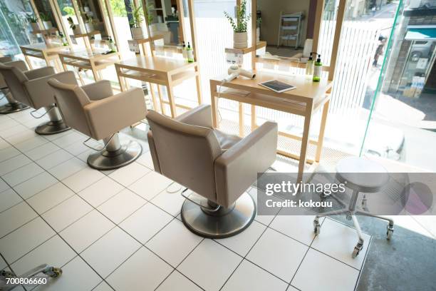 beauty salon - hair salon interior stock pictures, royalty-free photos & images