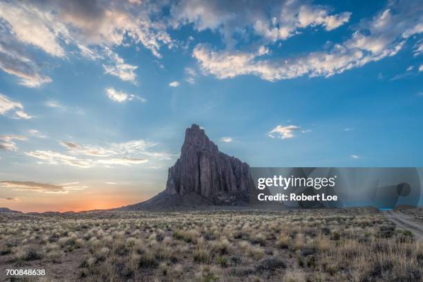 shiprock - new mexico stock pictures, royalty-free photos & images