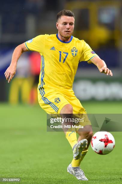 Kerim Mrabti during the UEFA European Under-21 match between Slovakia and Sweden at Arena Lublin on June 22, 2017 in Lublin, Poland.