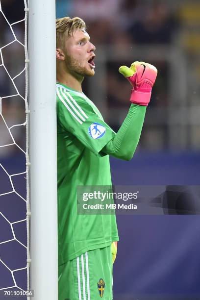 Anton Cajtoft during the UEFA European Under-21 match between Slovakia and Sweden at Arena Lublin on June 22, 2017 in Lublin, Poland.