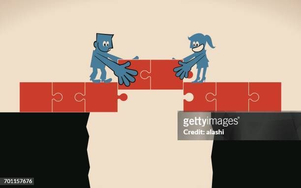 Person Solving Puzzle Cartoon High Res Illustrations - Getty Images