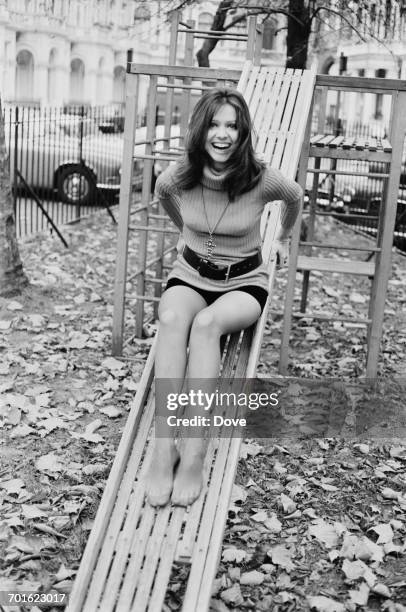 Australian actress Glenys O'Brien, who is now resident in London, November 1971.