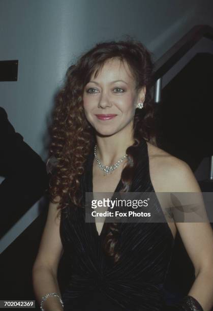 British actress Jenny Agutter attends the BAFTA awards at the Grosvenor House hotel in London, 5th March 1985.