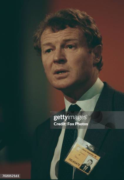 British politician Paddy Ashdown attends the Liberal Party Conference in Eastbourne, UK, September 1986.