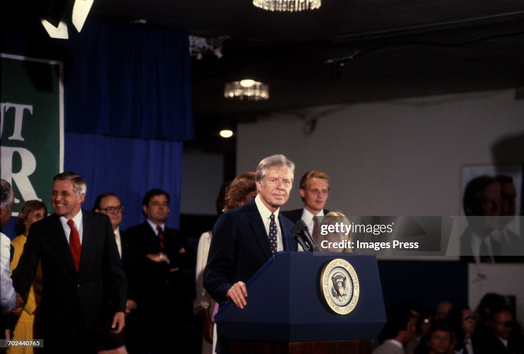 The 1980 Democratic National Convention held at Madison Square Garden...