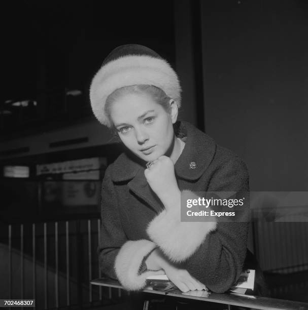 Serbian-Italian actress Beba Loncar, UK, 1st March 1964.