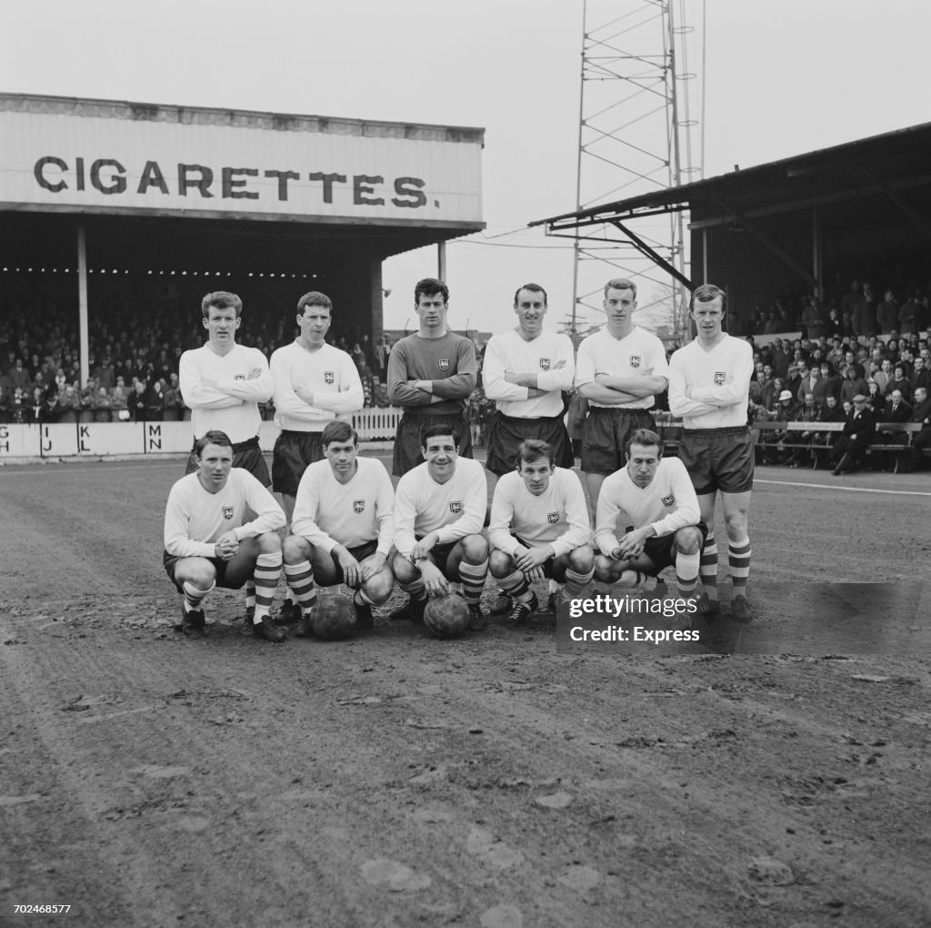George Gryba The Preston North End team, 23rd February 1964.From left to right ...