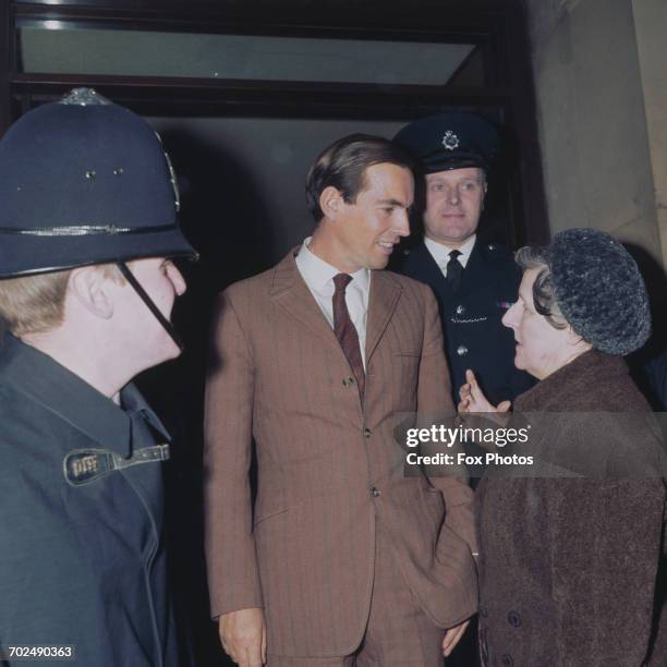 South African heart surgeon Christiaan Barnard in London, May 1968.