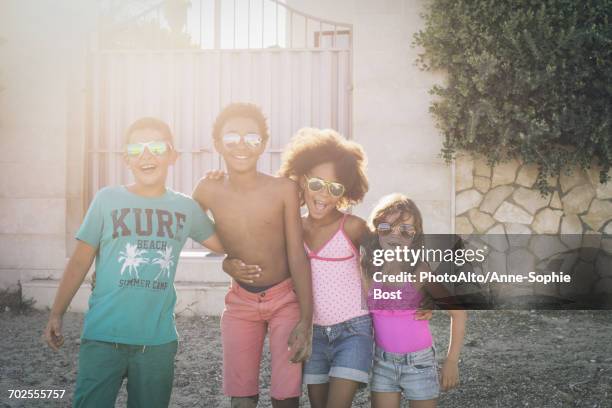 Children enjoying summer