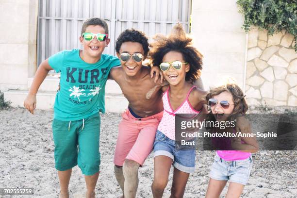 Children enjoying summer