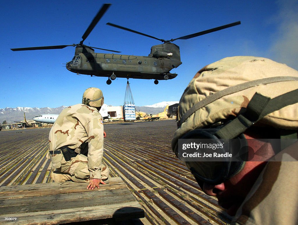 Resupply Load at Bagram Air Base in Afghanistan