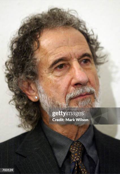 Former New York City police detective Frank Serpico participates in a whistleblowers forum on Capitol Hill, February 2002 in Washington DC. The forum...