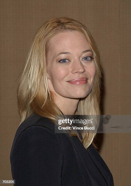 Actress Jeri Ryan attends the 23rd Annual College Television Awards March 17, 2002 in Los Angeles, CA. The event, held by the Academy of Television...