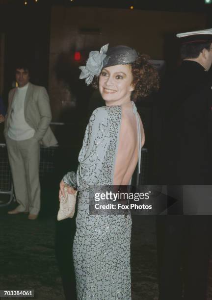 English actress Francesca Annis at the premiere of the film 'Dune', London, December 1984.