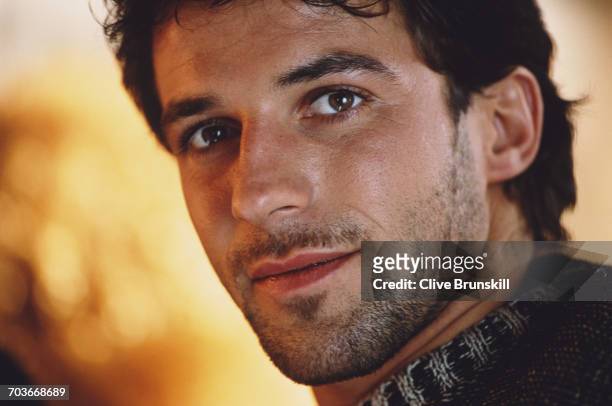 Allessandro del Piero of Italy and Juventus Football Club poses for a portrait for soft drinks manufacturer Pepsi-Cola on 23 December 1999 in...