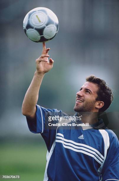 Allessandro del Piero of Italy and Juventus Football Club poses for a portrait for sports clothing & accessories company Adidas a on 21 September...