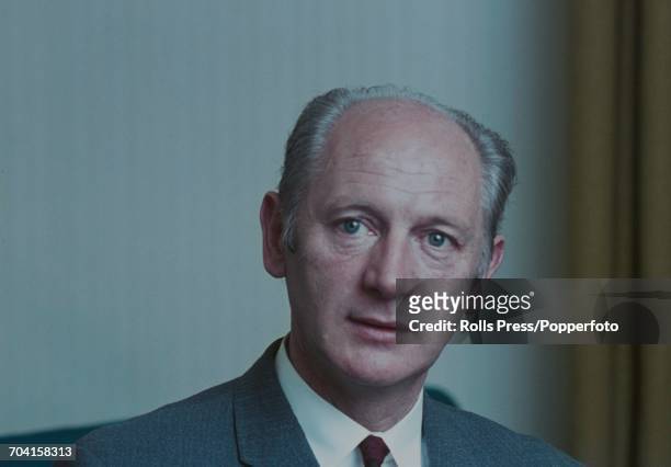 Irish Fianna Fail politician, Taoiseach and TD for Cork City, Jack Lynch pictured in Dublin, Ireland in June 1971.