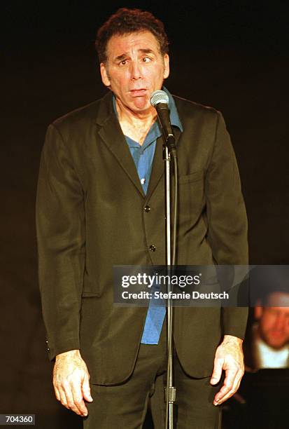 Comedian Michael Richards performs during the "Late Night Lounge" a special show with the U.S. Comedy Arts Festival March 1, 2002 in Aspen, CO.